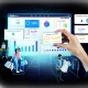 Vemco Group retail analytics dashboard showing footfall, visitor demographics, and sensor health metrics.